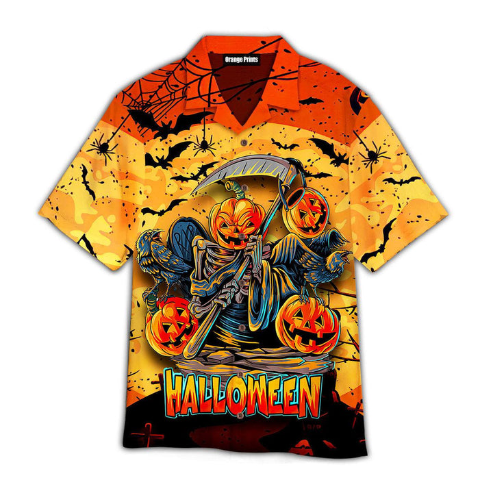 Happy Halloween Pumpkin Hawaiian Shirt | For Men & Women | HW2588-BehighStyle