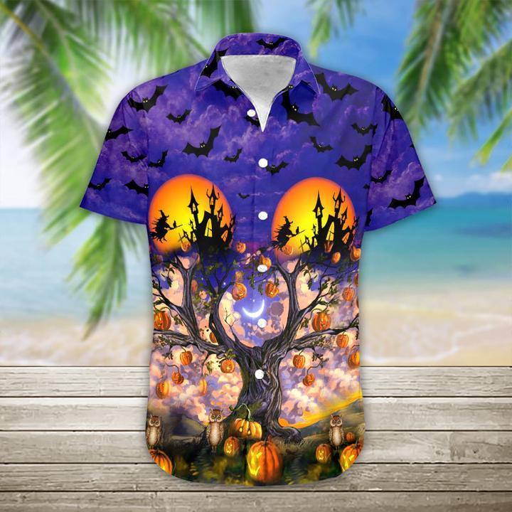 Happy Halloween Tropical Hawaiian Shirt | For Men & Women | HW2677-BehighStyle