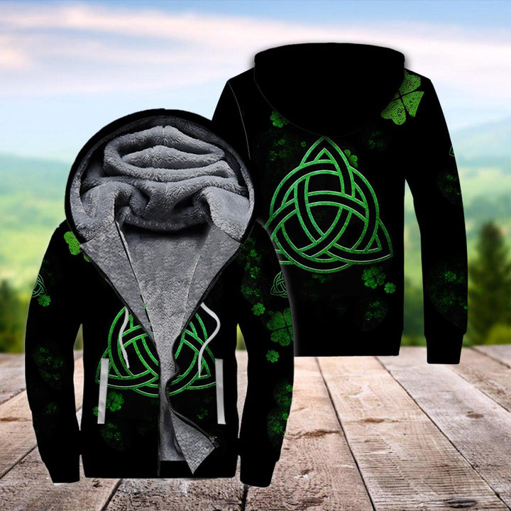 Happy Irish St Patrick's Day Fleece Zip Hoodie All Over Print | For Men & Women | FZ136-BehighStyle