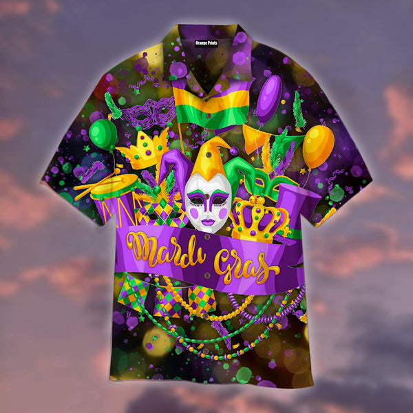 Happy Mardi Gras Hawaiian Shirt | For Men & Women | HW2464-BehighStyle