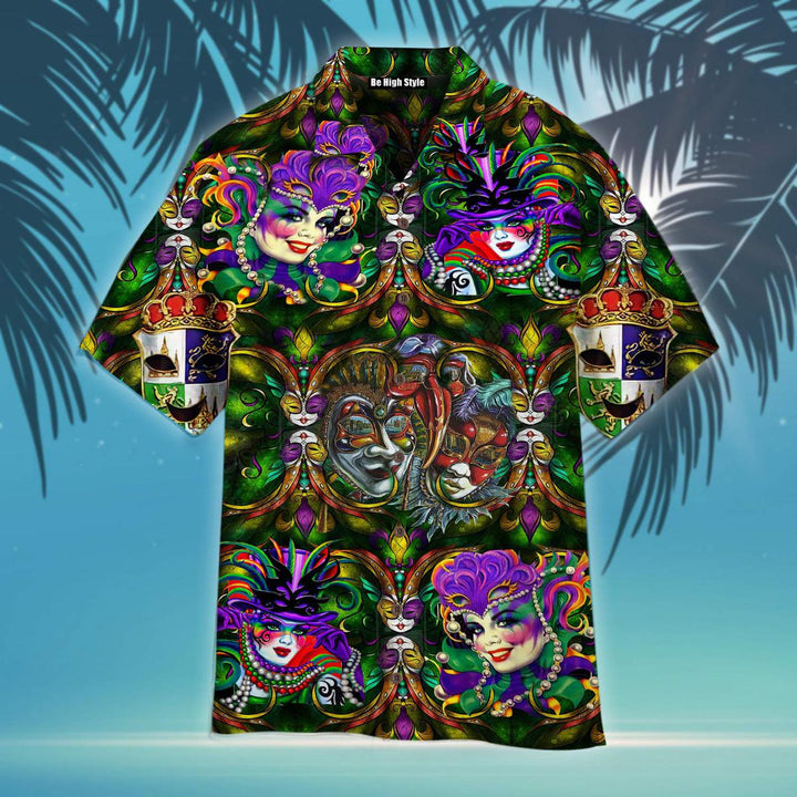 Happy Mardi Gras Unisex Hawaiian Shirt | For Men & Women | HW263-BehighStyle