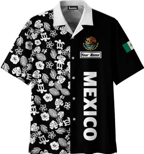 Happy Mexico Custom Name Hawaiian Shirt | For Men & Women | HN708-BehighStyle