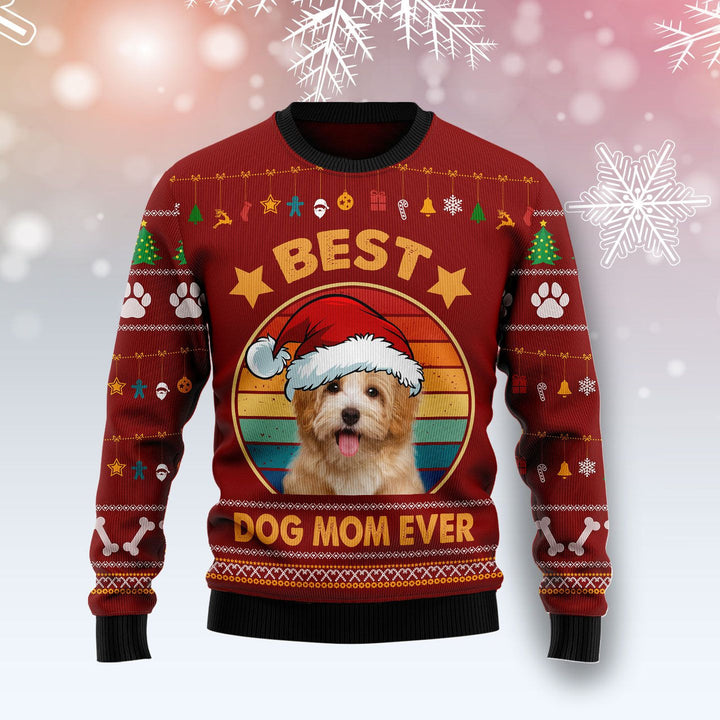 Havanese Best Dog Mom Ugly Christmas Sweater | For Men & Women | Adult | US1022-BehighStyle