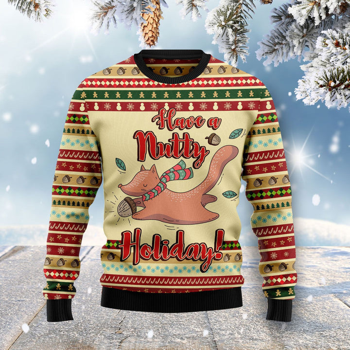 Have A Nutty Holiday Christmas Ugly Christmas Sweater | For Men & Women | Adult | US1190-BehighStyle