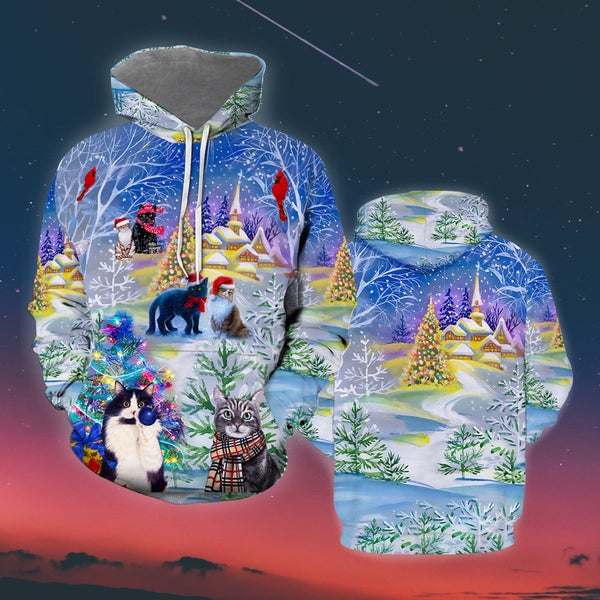 Have A Purry Purry Christmas Cat 3D All Over Print | Adult | HP2218