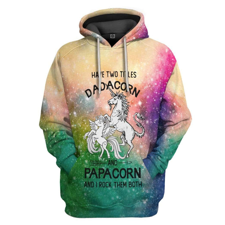 Have Two Titles Papacorn 3D All Over Print | For Men & Women | Adult | HP1236-BehighStyle