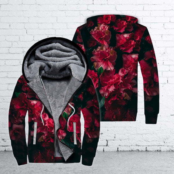 Hawaiian Hibiscus Fleece Zip Hoodie All Over Print | FZ311
