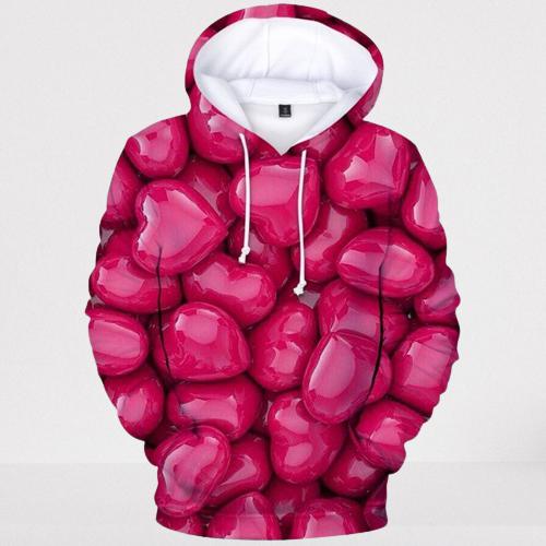 Heart Pink 3D All Over Print | Adult | HP2332