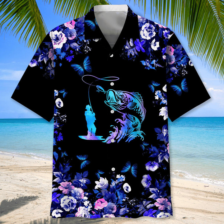 Hibiscus Nature Fishing Hawaiian Shirt | For Men & Women | HW1541-BehighStyle