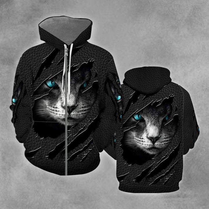 Hiden Cat Black Cat 3D All Over Print | For Men & Women | Adult | HP1675-BehighStyle