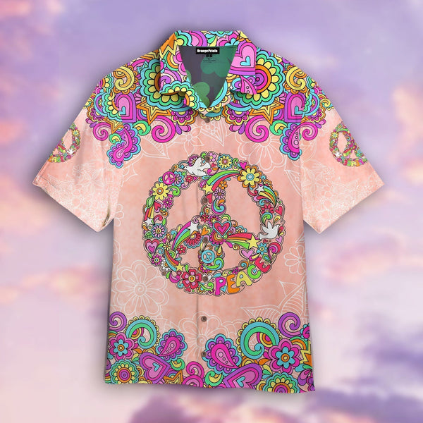 Hippie Boho Floral Aloha Hawaiian Shirt | For Men & Women | HW651-BehighStyle