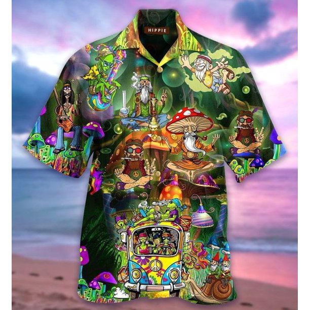 Hippie Hawaiian Shirt | For Men & Women | HW1276-BehighStyle