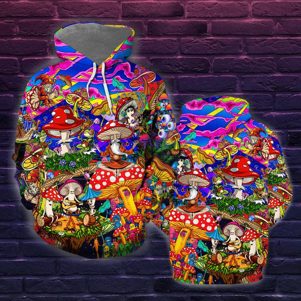 Hippie Mushroom 3D All Over Print | For Men & Women | Adult | HP1640-BehighStyle