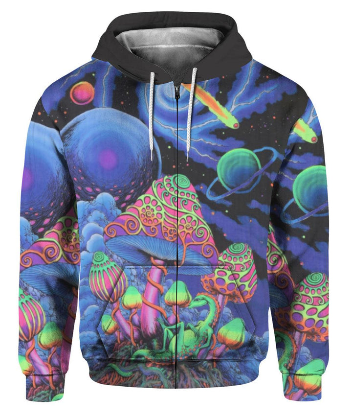 Hippie Night Mushroom 3D All Over Print | For Men & Women | Adult | HP1637-BehighStyle