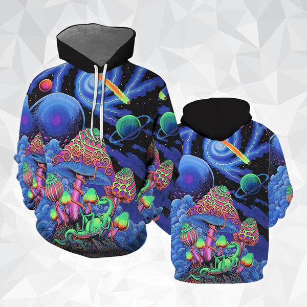 Hippie Night Mushroom 3D All Over Print | For Men & Women | Adult | HP1637-BehighStyle