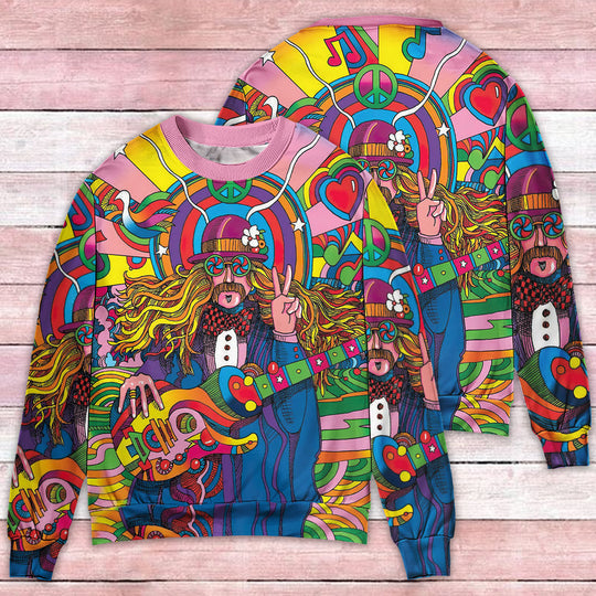 Hippie Rock Music Colorful 3D All Over Print | Adult | HP2959