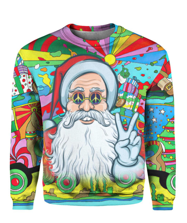 Hippie Santa Claus 3D All Over Print | For Men & Women | Adult | HP1646-BehighStyle