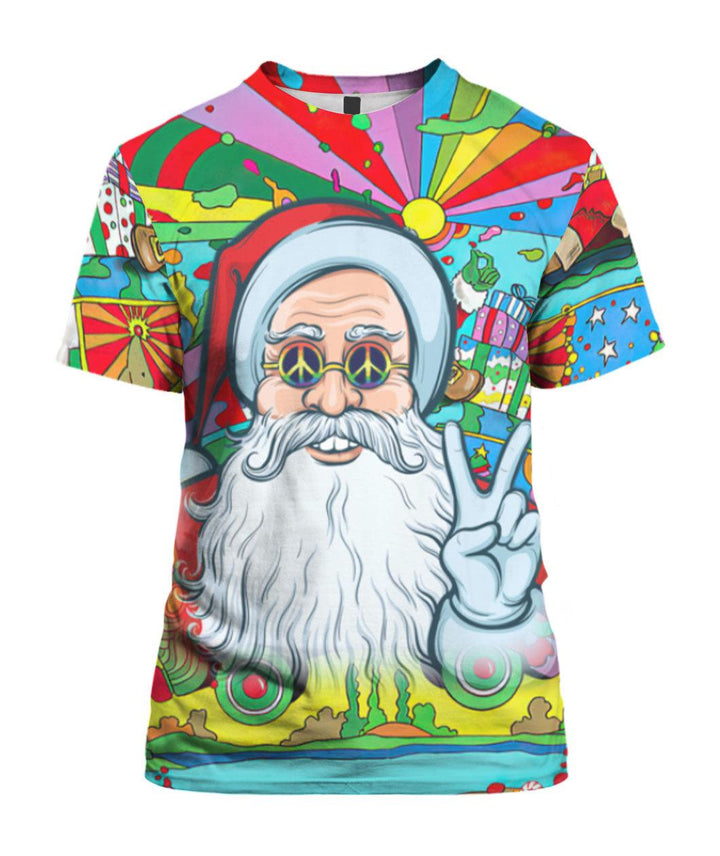 Hippie Santa Claus 3D All Over Print | For Men & Women | Adult | HP1646-BehighStyle