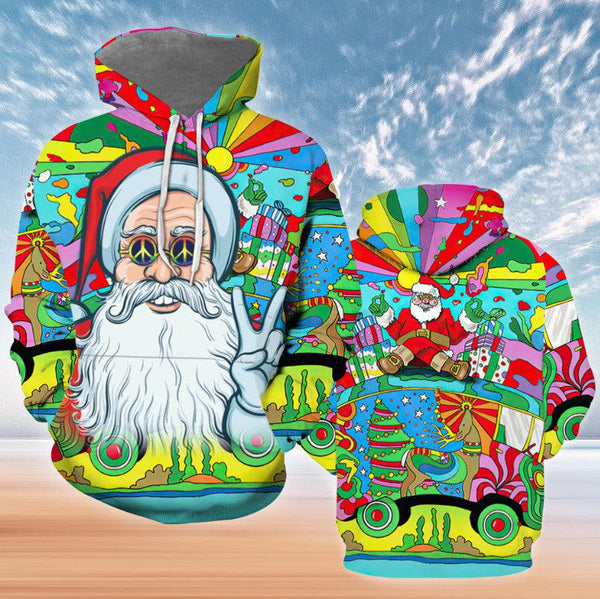 Hippie Santa Claus 3D All Over Print | For Men & Women | Adult | HP1646-BehighStyle