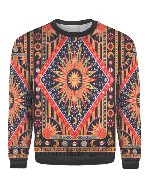 Hippie Style Ugly Christmas Sweater | For Men & Women | UH1076