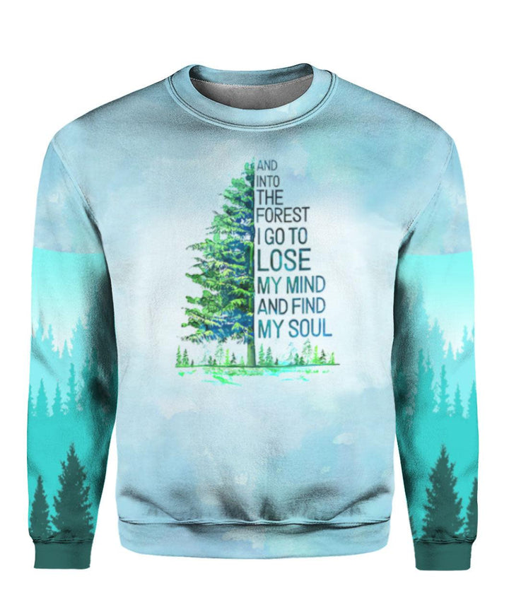 Hippie The Forest I Go To Lose My Mind 3D All Over Print | For Men & Women | Adult | HP1636-BehighStyle