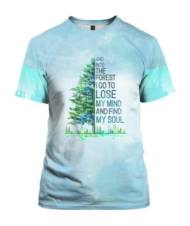 Hippie The Forest I Go To Lose My Mind 3D All Over Print | For Men & Women | Adult | HP1636-BehighStyle