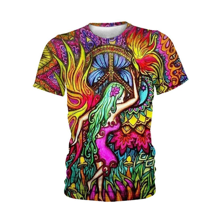 Hippie With The Girl Colorful 3D All Over Print | For Men & Women | Adult | HP1536-BehighStyle