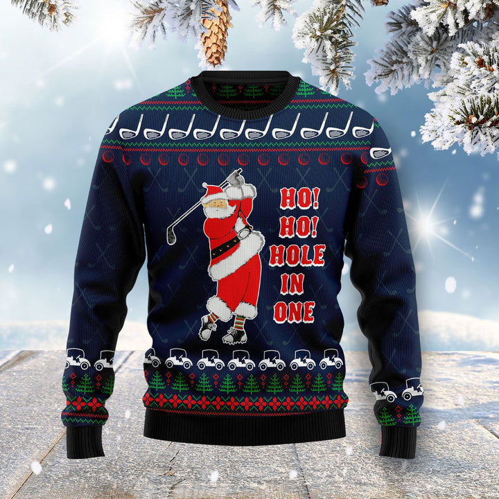 Ho Ho Hole In One Ugly Christmas Sweater | For Men & Women | Adult | US1047-BehighStyle