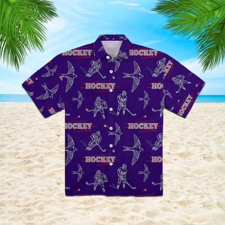 Hockey Players During The Game Hawaiian Shirt | For Men & Women | HW1035-BehighStyle