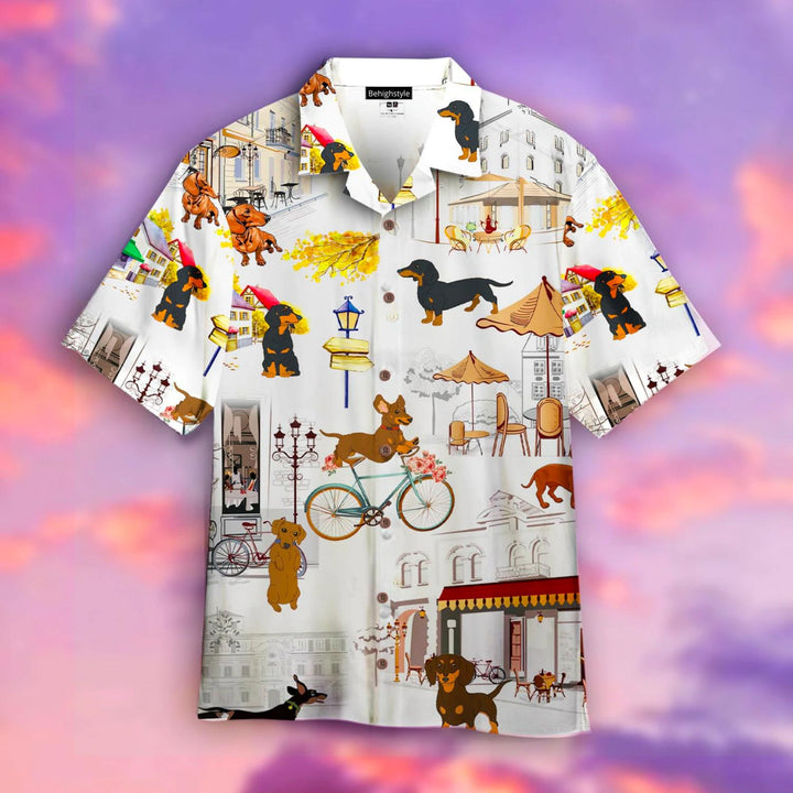 Home Is Where Dachshund Hawaiian Shirt | For Men & Women | HW6947-BehighStyle