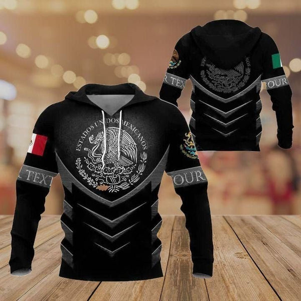Honor Mexican Warrior Black Custom Name 3D All Over Print | Adult | CN325
