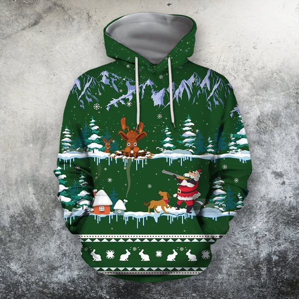 Green Rabbit Hunting 3D All Over Print | Adult | HP3251