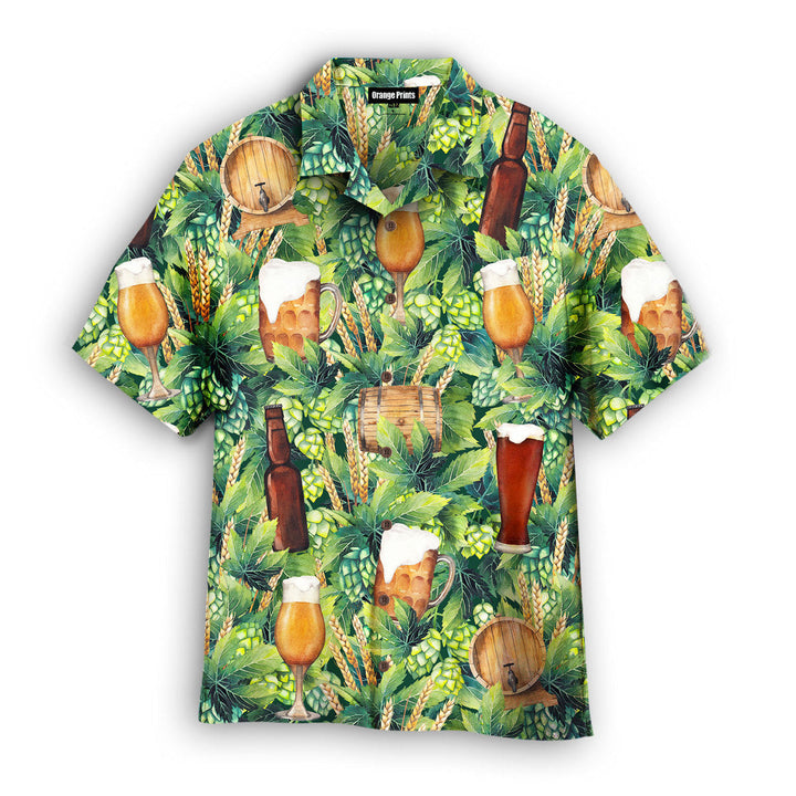 Hops And Craft Beer Aloha Hawaiian Shirt | For Men & Women | HW776-BehighStyle