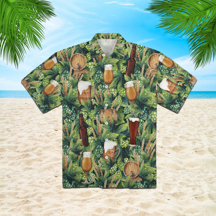 Hops And Craft Beer Hawaiian Shirt | For Men & Women | HW987-BehighStyle