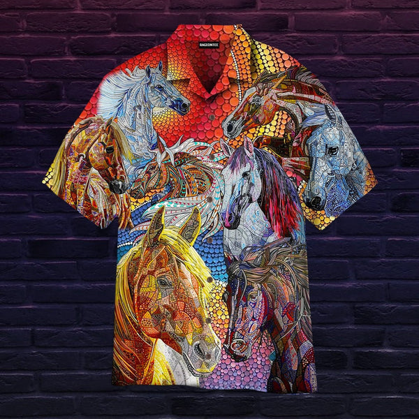 Horse 3D Hawaiian Shirt | For Men & Women | HW287-BehighStyle