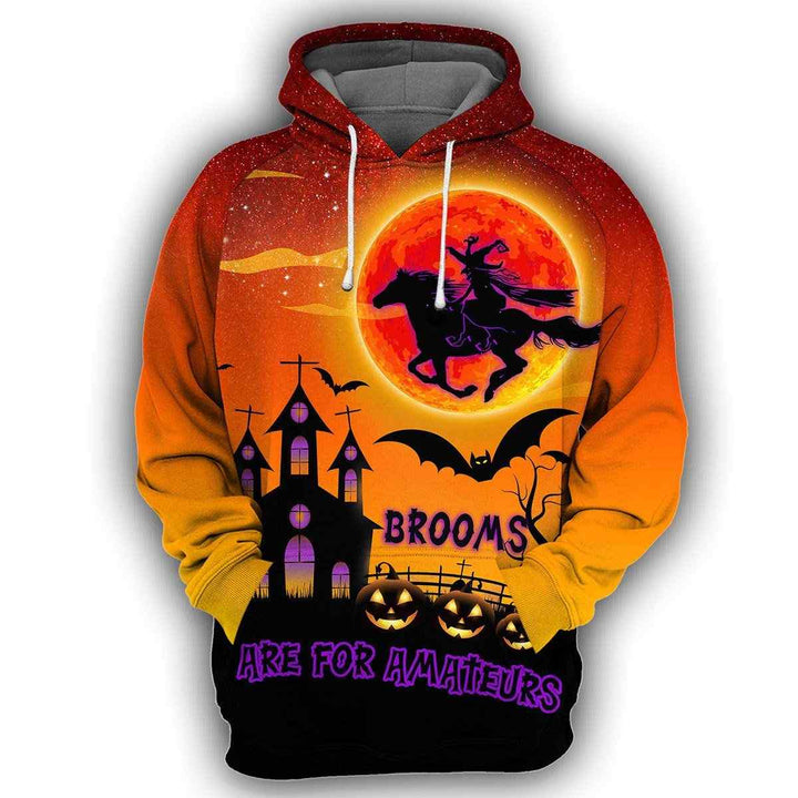 Horse Witch Halloween 3D All Over Print | For Men & Women | Adult | HP2050-BehighStyle