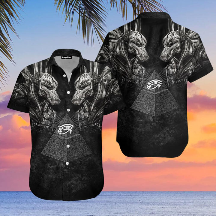 Horus Eye Egypt Anubis Ancient Hawaiian Shirt | For Men & Women | HW1842-BehighStyle