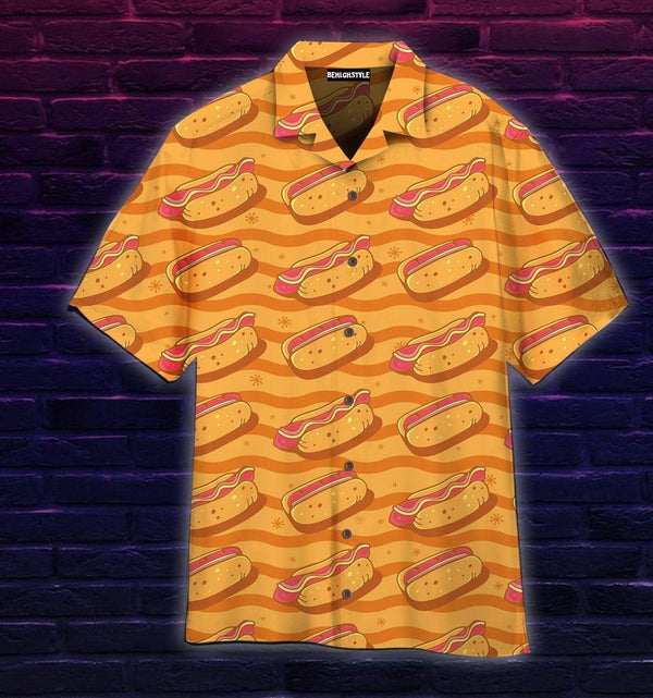 Hot Dogs Seamless Art Hawaiian Shirt | For Men & Women | HW193-BehighStyle