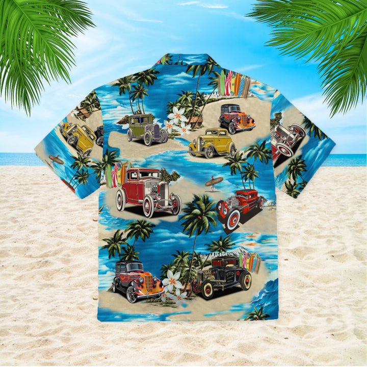 Hot Rod Hawaiian Shirt | For Men & Women | HW843-BehighStyle