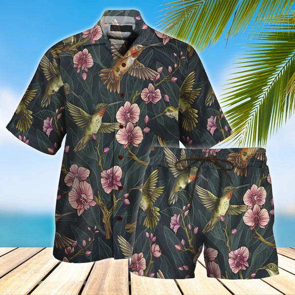 Humming Bird Hawaiian Shirt Set | For Men & Women | HS158-BehighStyle