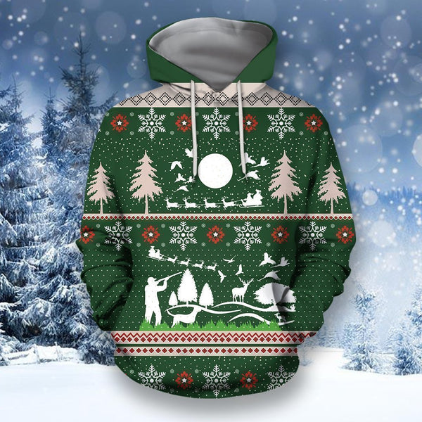 Hunting Christmas 3D All Over Print | Adult | HP2597