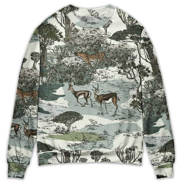 Hunting Cool Wild Life Ugly Christmas Sweater | Adult | US2277