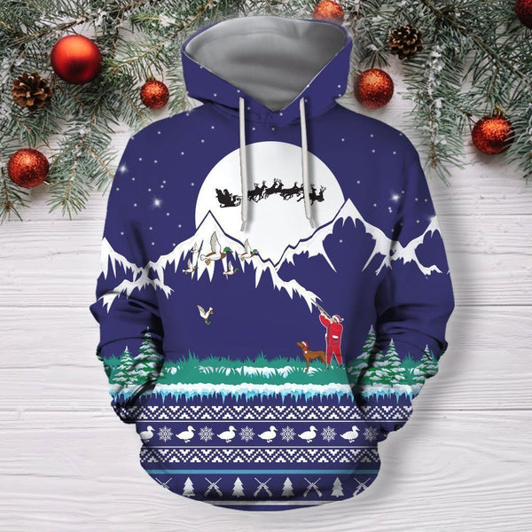 Hunting Duck Christmas 3D All Over Print | For Men & Women | Adult | HP2018-BehighStyle