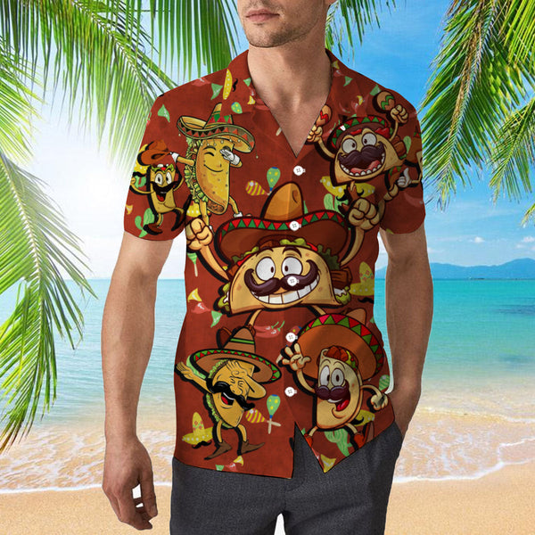 I Am A Funny Taco Tropical Hawaiian Shirt | For Men & Women | HW1886-BehighStyle