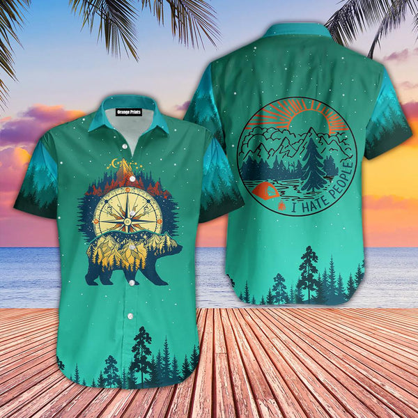 I Hate People Camping Hawaiian Shirt | For Men & Women | HW2178-BehighStyle