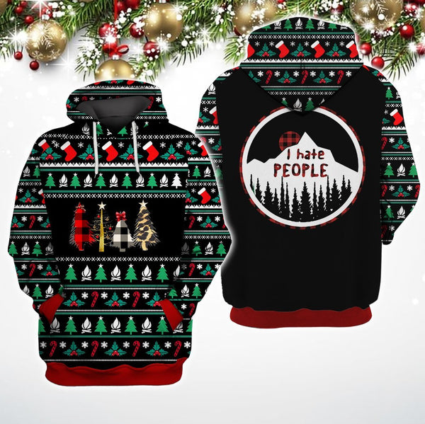 I Hate People Ugly Christmas 3D All Over Print | Adult | HP2589