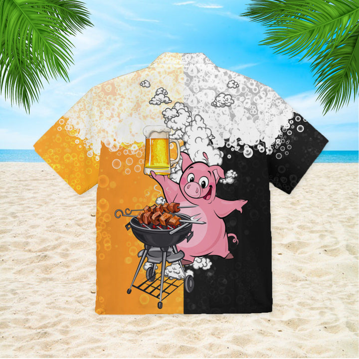 I Just Here For The Beer And BBQ Hawaiian Shirt | For Men & Women | HW677-BehighStyle