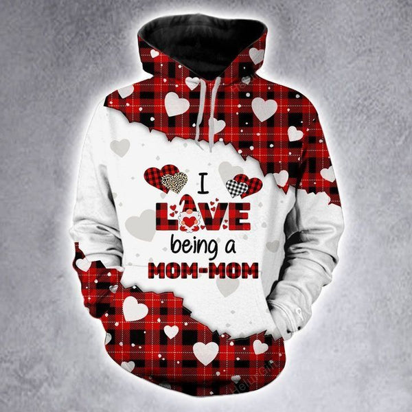 I Love Being A Mom Leopard Red Buffalo 3D All Over Print | For Men & Women | Adult | HP1229-BehighStyle