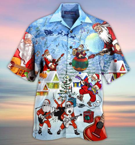 I Rock Jingle Bells Christmas Hawaiian Shirt | For Men & Women | HW2689-BehighStyle