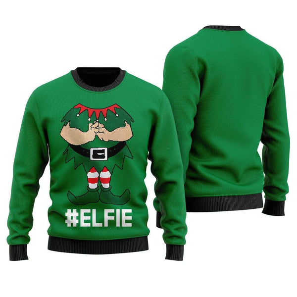 I Touch My Elf Elfie Ugly Christmas Sweater | Adult | US2383